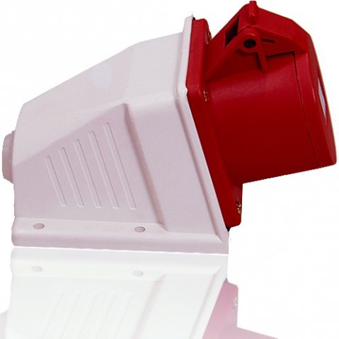 Splash Proof Wall Mounted Float Socket BEK-125 IP44 | Industrial Plugs ...